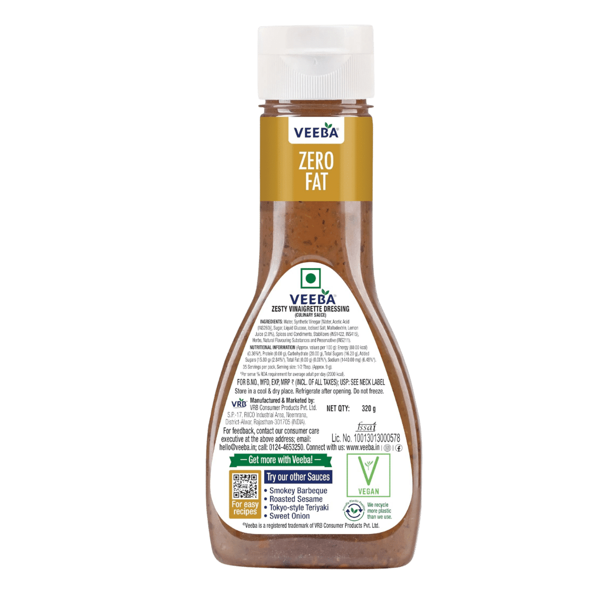 Veeba Zesty Dressing 1 kg
