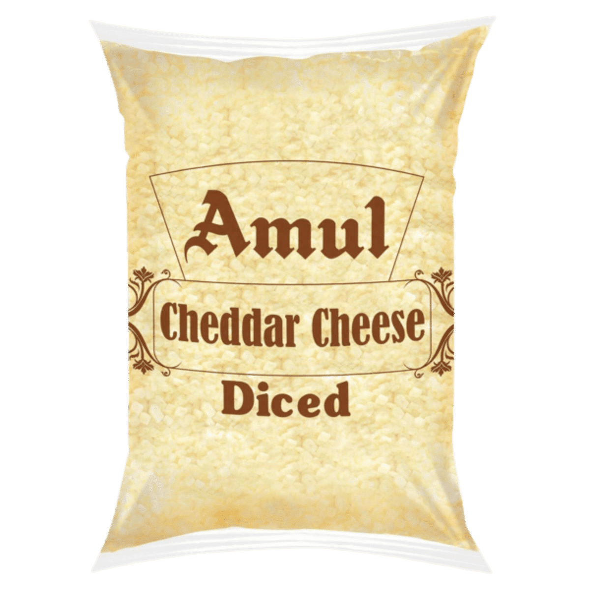 Amul Diced Cheddar Cheese 1 kg