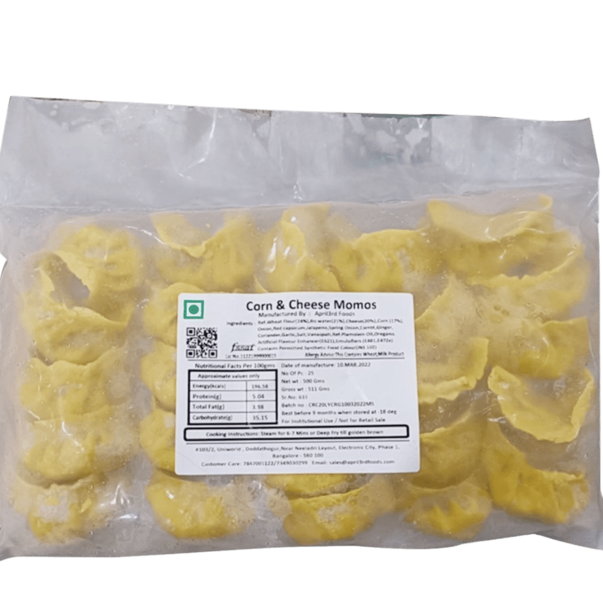 April 3rd Corn Momos