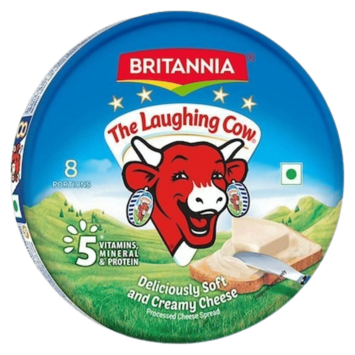 Britannia Cheese Portions Round Box 120gm