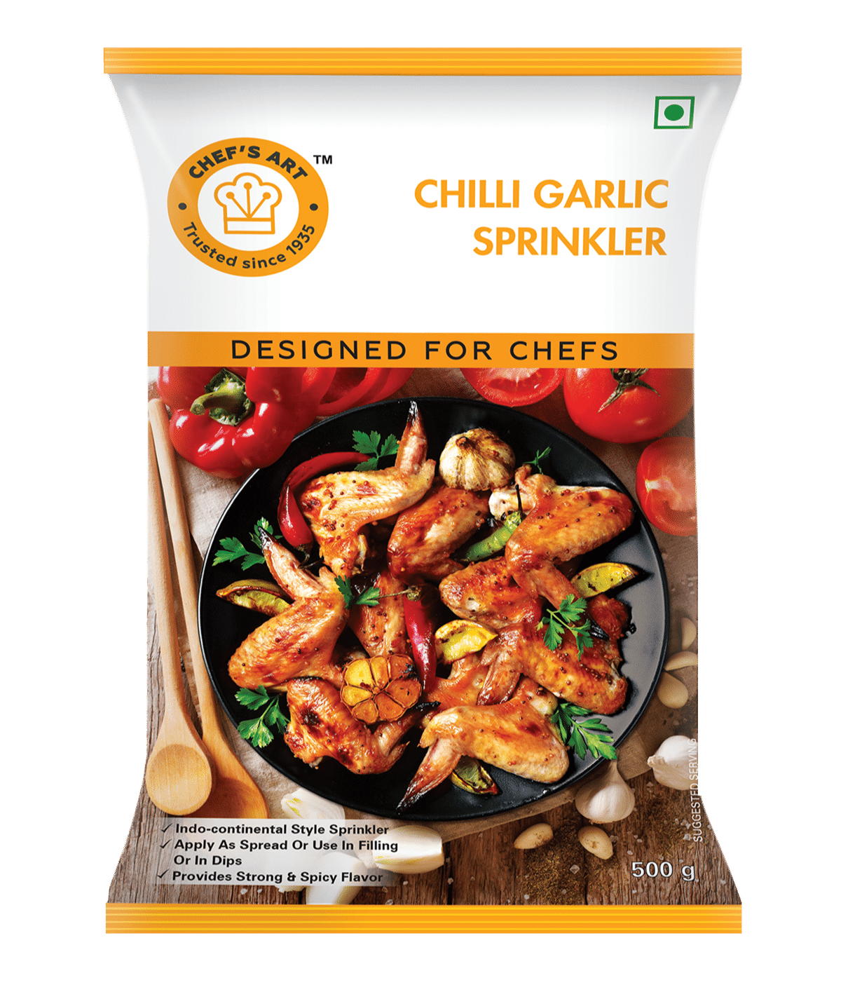 VKL CHILLI GARLIC SPRINKLER 500GM