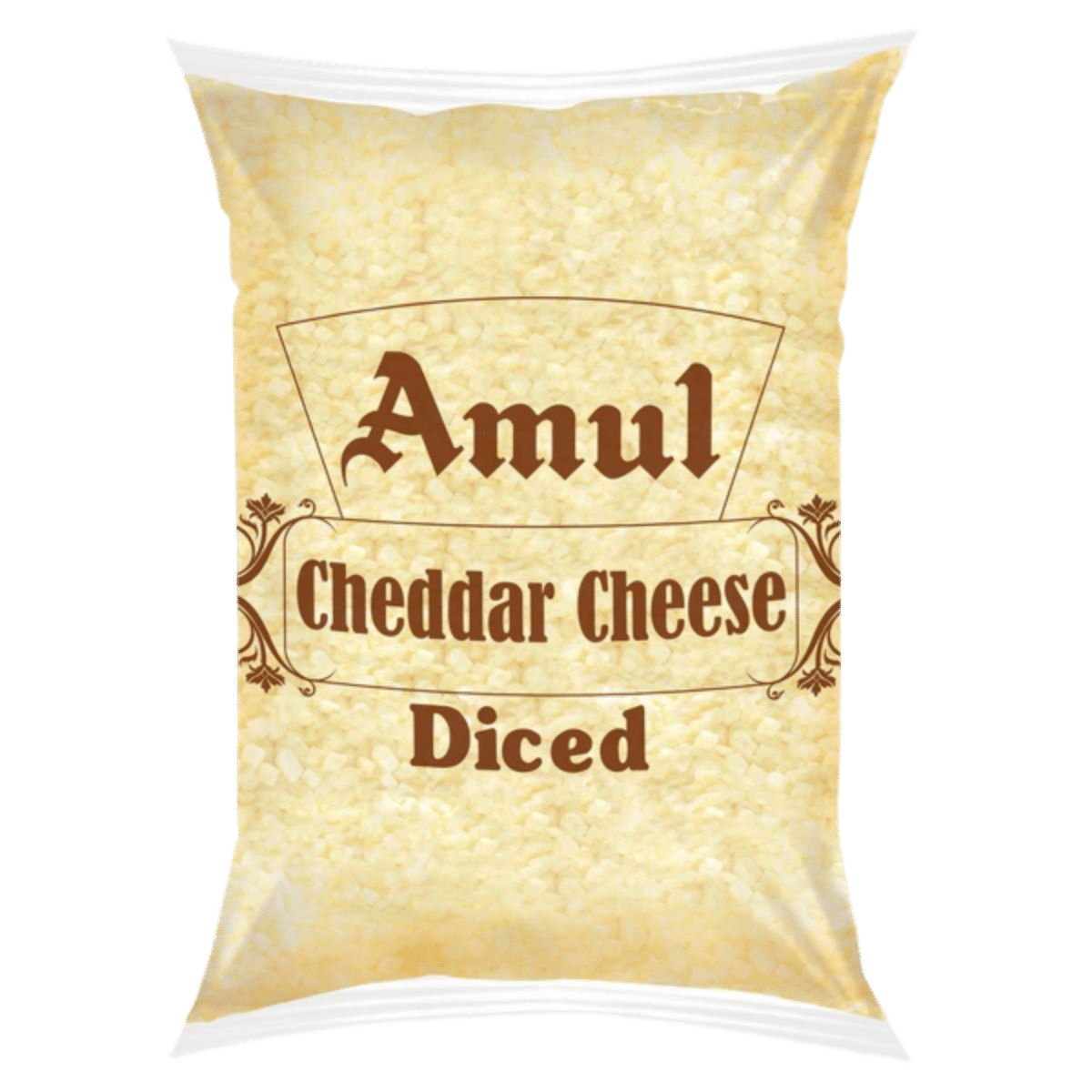 Amul Diced Cheddar Cheese 1 kg