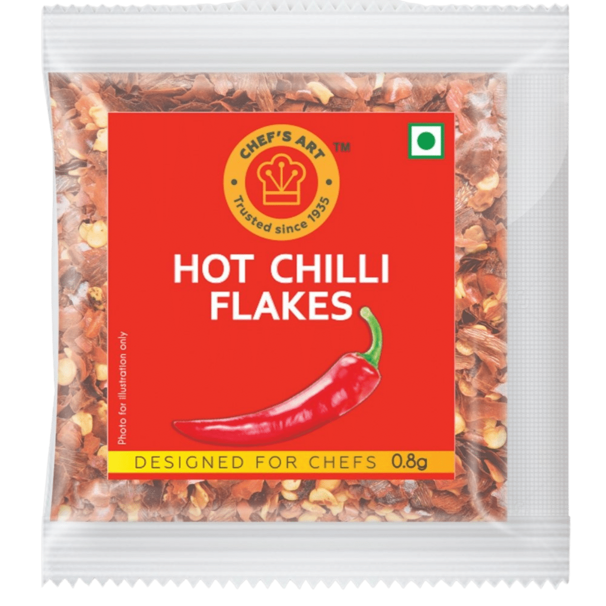 Vkl Hot Chilli Flakes Sachets (0.8gm*300)