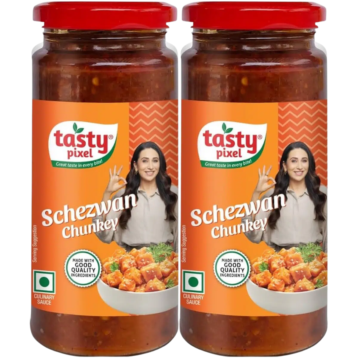 Veeba Schezwan Chunkey -1Kg Tasty Pixel