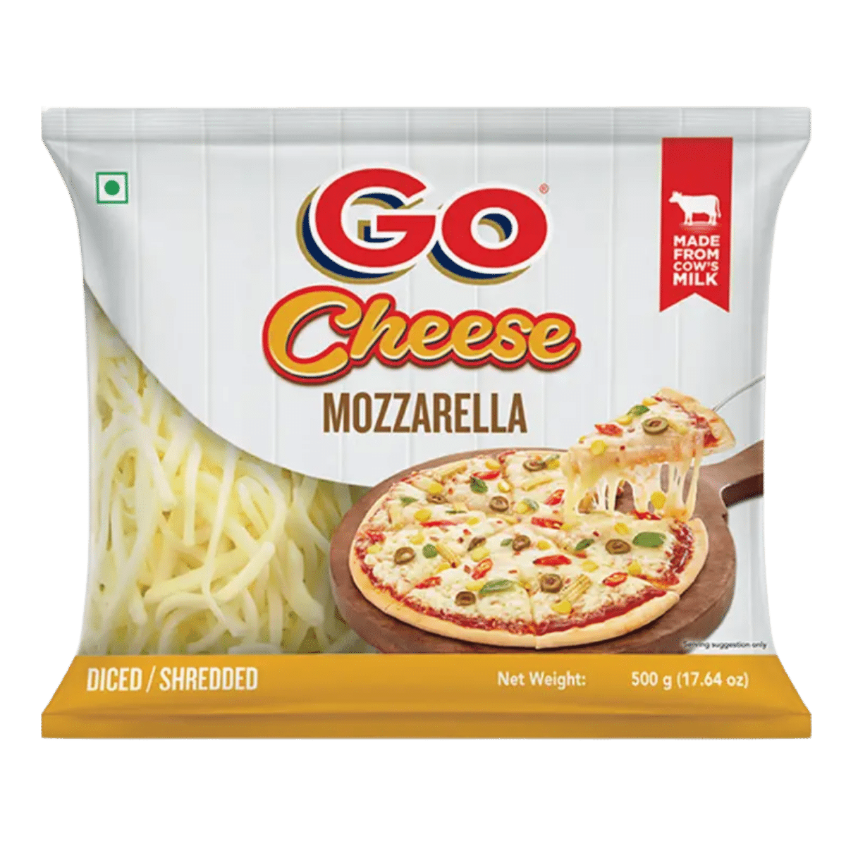 Go Mozzarella Cheese Blend Diced 1 Kg