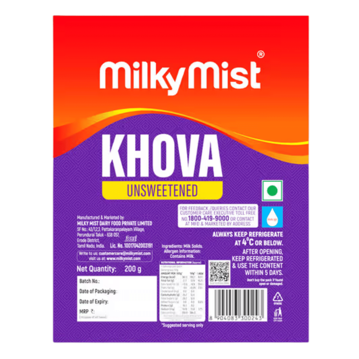 Milky Mist Khova 1 Kg