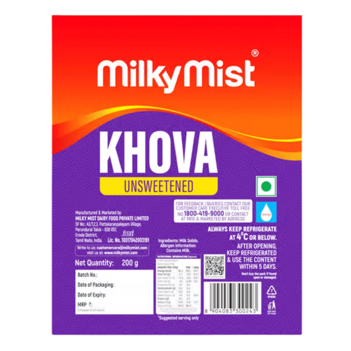 Milky Mist Khova 1 Kg