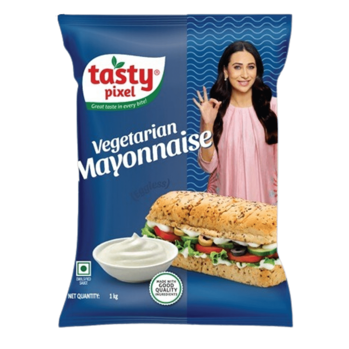 Veeba Vegitarian Mayonnaise Eggless-Tasty Pixel-1Kg
