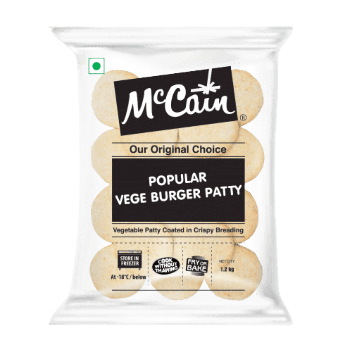 Mc Super Veg Burger Patty-1.2 Kg