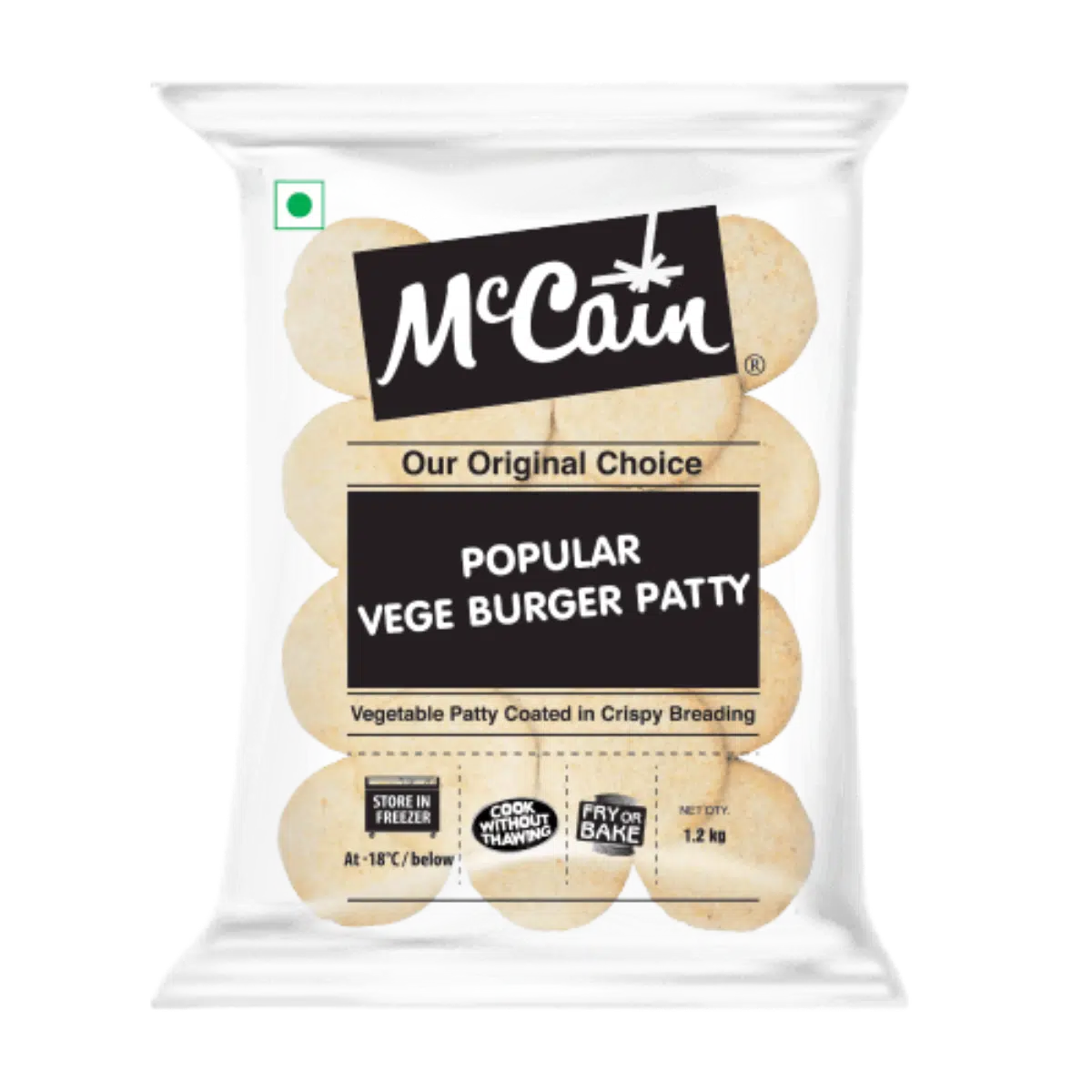 Mc Super Veg Burger Patty-1.2 Kg