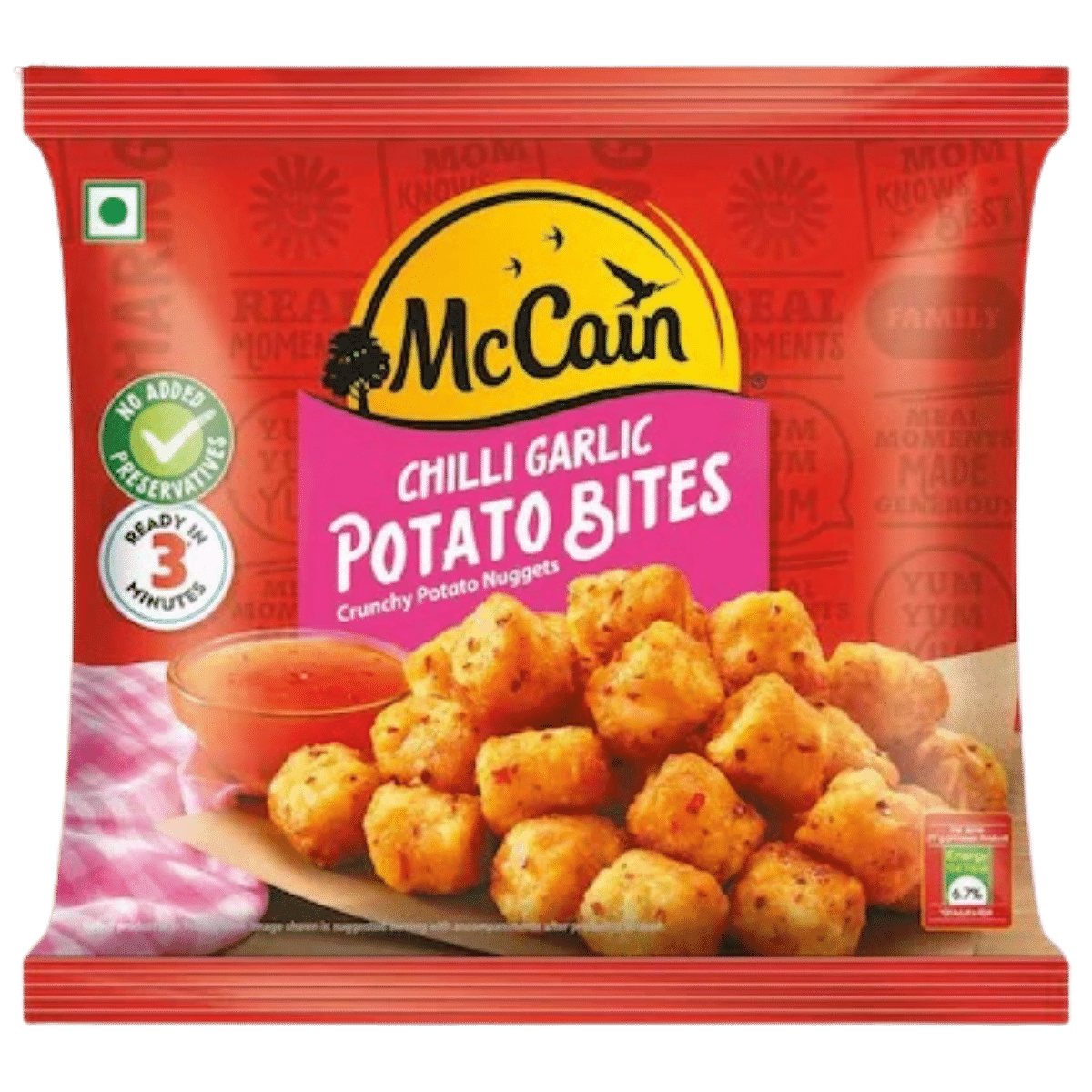 Mc Chilli Garlic Potato Pops -1.5kg