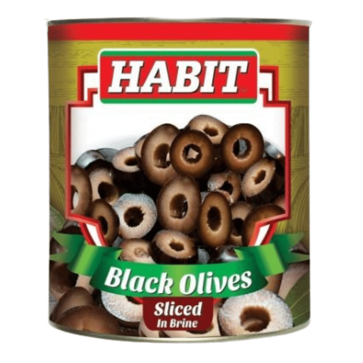 Habit Black Sliced Olives  430gm - 3Kg