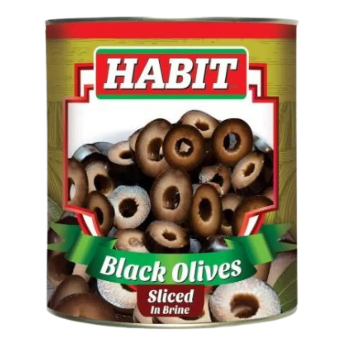 Habit Black Sliced Olives  430gm - 3Kg