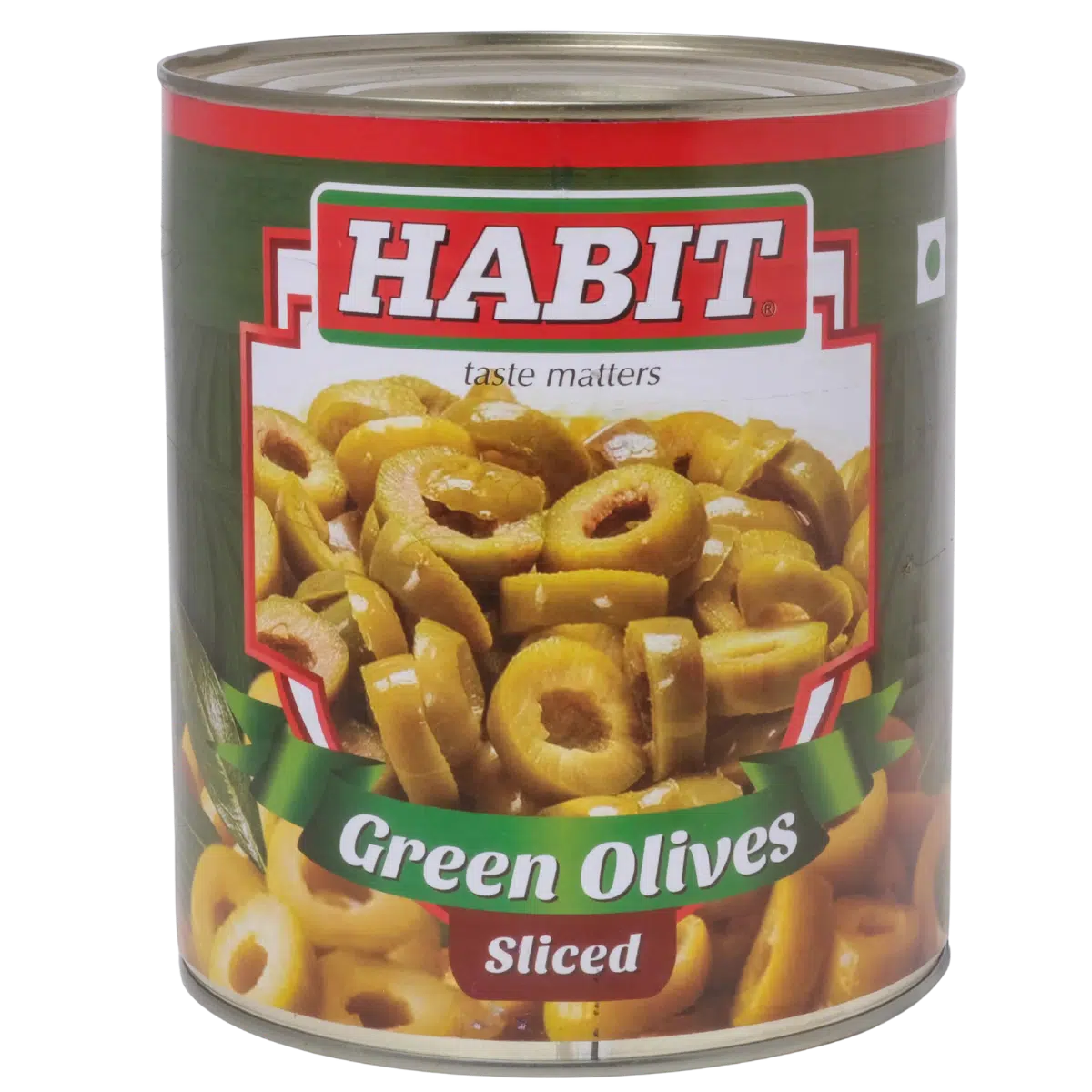 Habit Green Sliced Olives 430gm - 3kg