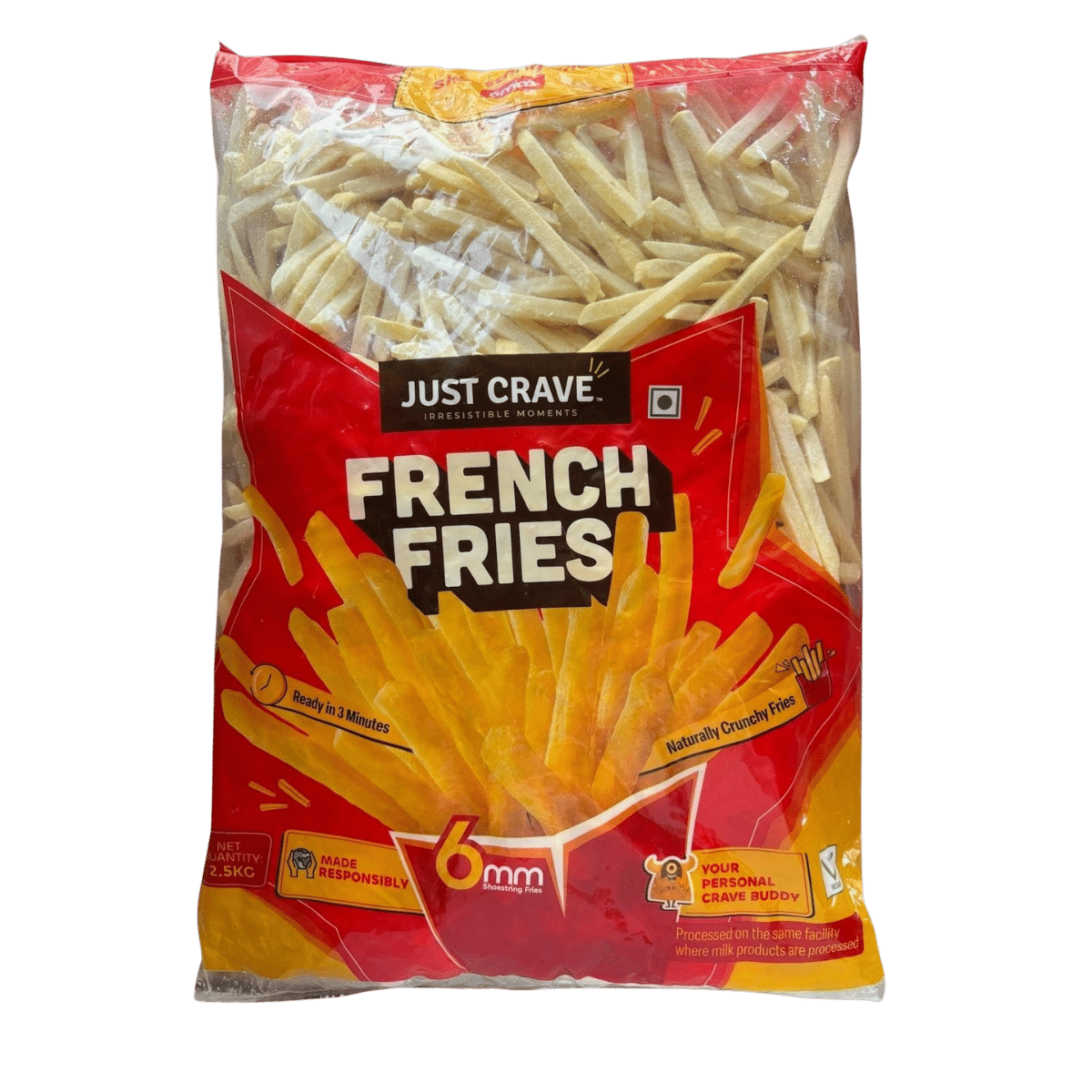 Falcon French Fries Straight Cut 6mm - 9mm 2.5kg