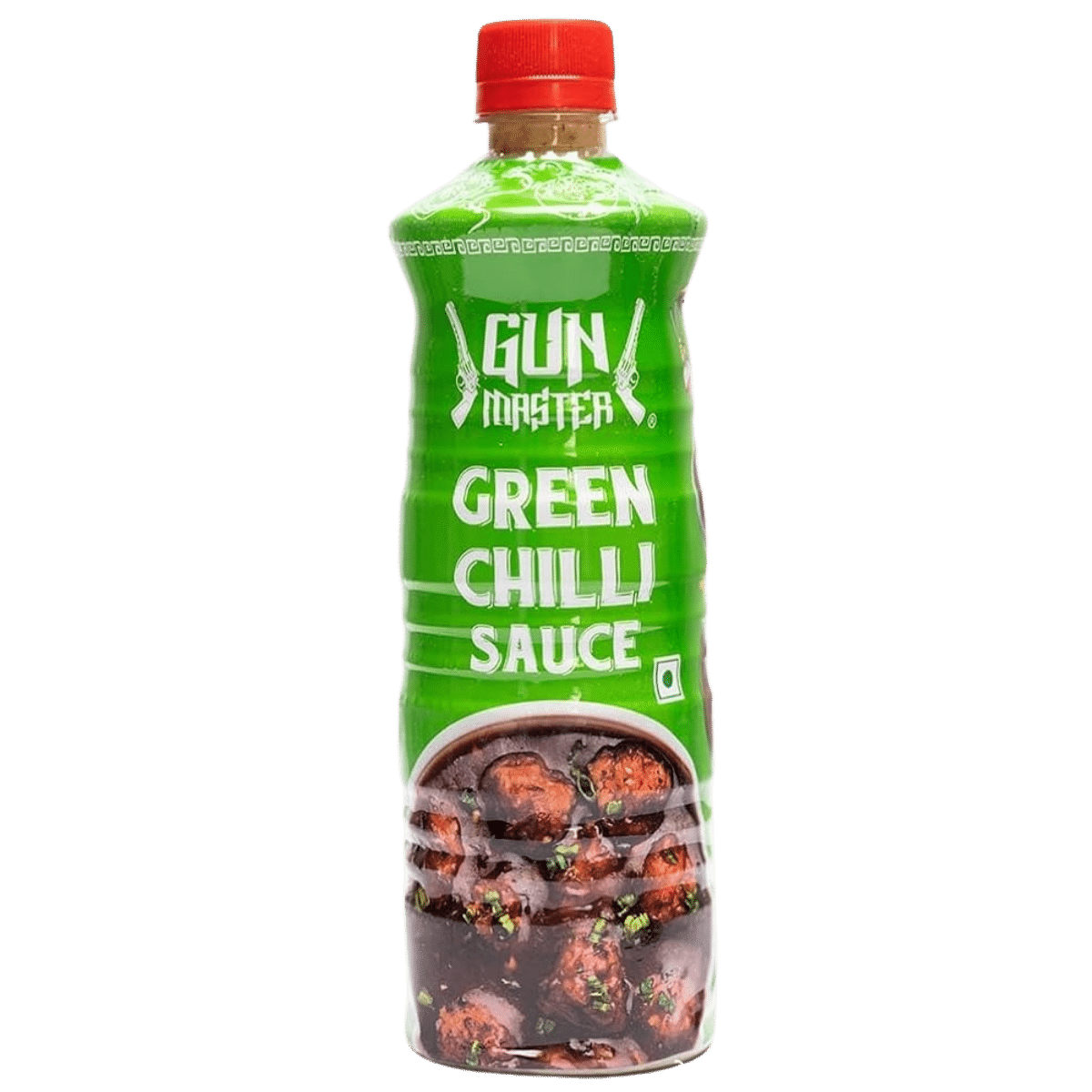 Gun Master Green and Red Chilly Sauce-660gm