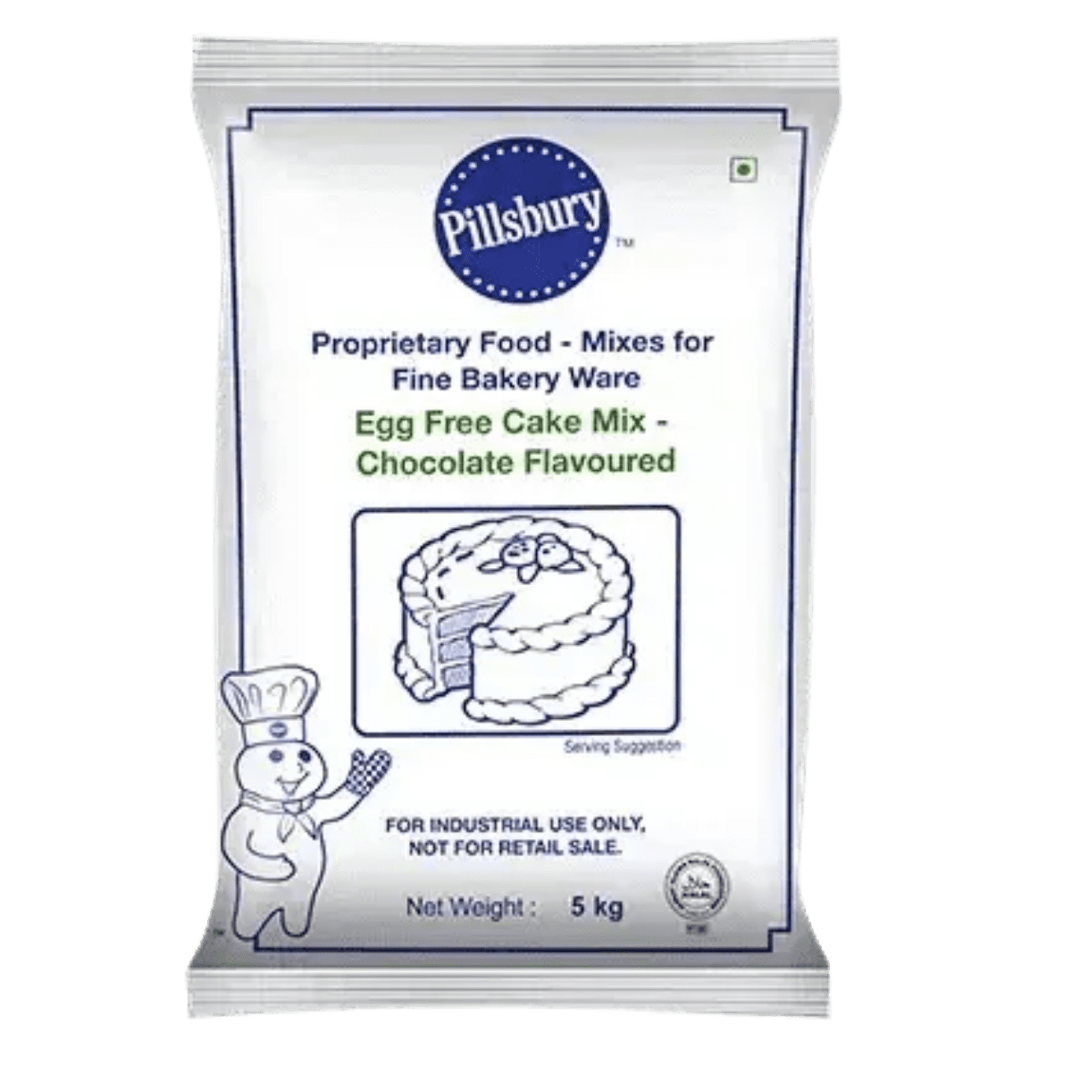 Pillsburry Dark Chocolate Flavoured Cake Mix 5kg