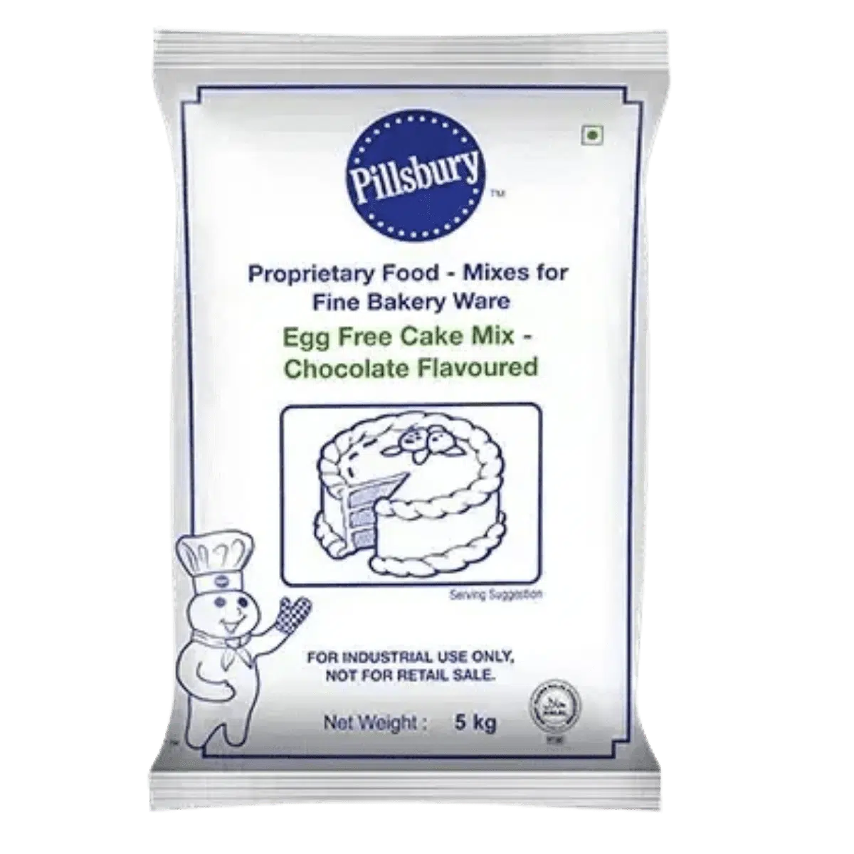 Pillsburry Dark Chocolate Flavoured Cake Mix 5kg