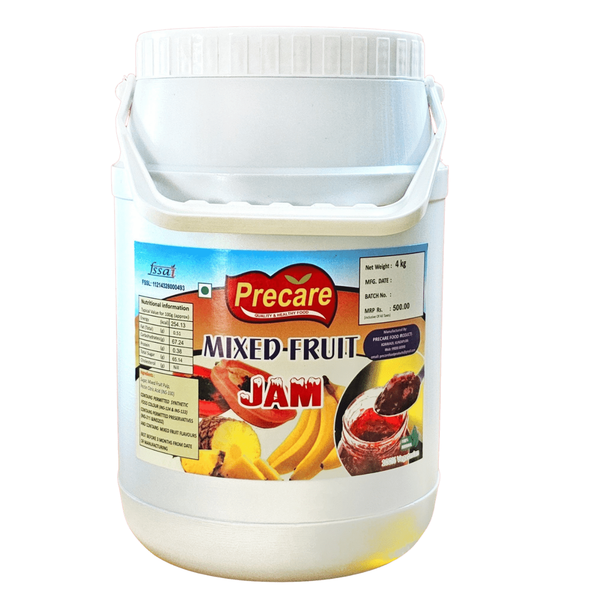 Precare mixed Fruit Jam 4kg