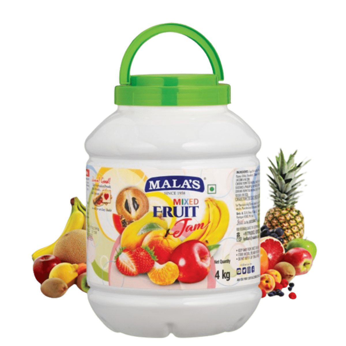 Malas mixed Fruit jam 4 Kg