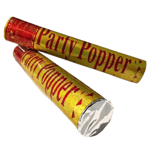 Party Poppers GOLD 50 Unit
