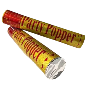 Party Poppers GOLD 50 Unit