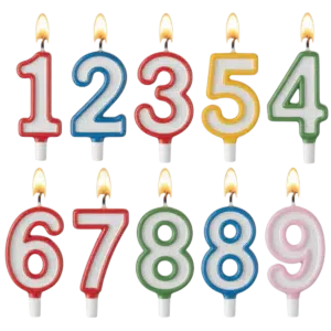 Number candles