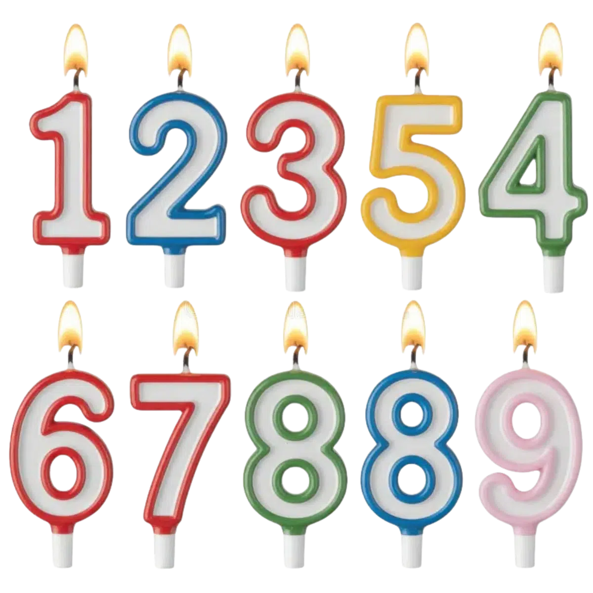 Number candles