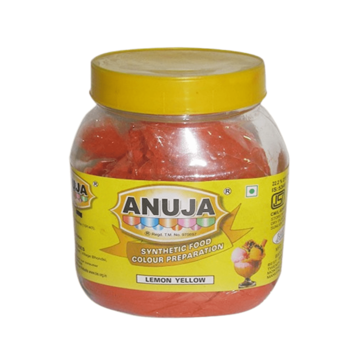 Lemon yellow color powder